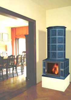 Foto Kachelofen in der Gotik